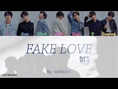 BTS - 'FAKE LOVE' * KOLAY OKUNUŞ+MV(EASY LYRICS)COLOR CODED