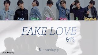 BTS - 'FAKE LOVE' * KOLAY OKUNUŞ+MV(EASY LYRICS)COLOR CODED