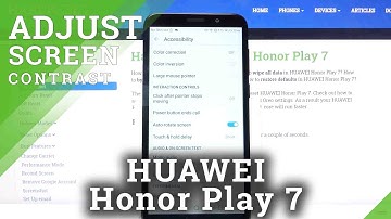How to Activate High Contrast Text in HUAWEI Honor Play 7 – Maximize Legibility