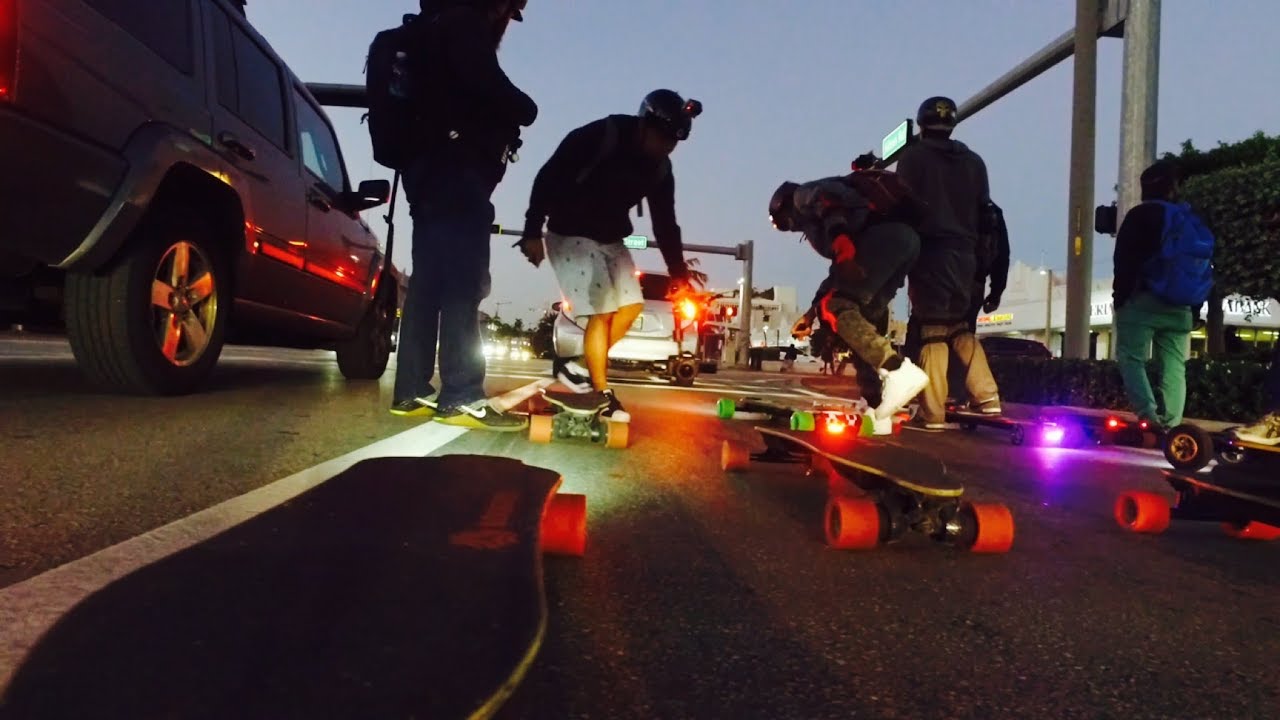 The Miami Electric Skateboard Crew Episode 1 The Boosted Board Meet Up