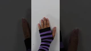 How to Make Fingerless Gloves with Socks