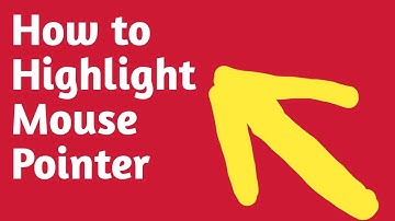 How to Highlight Mouse Pointer for Presentations and demos