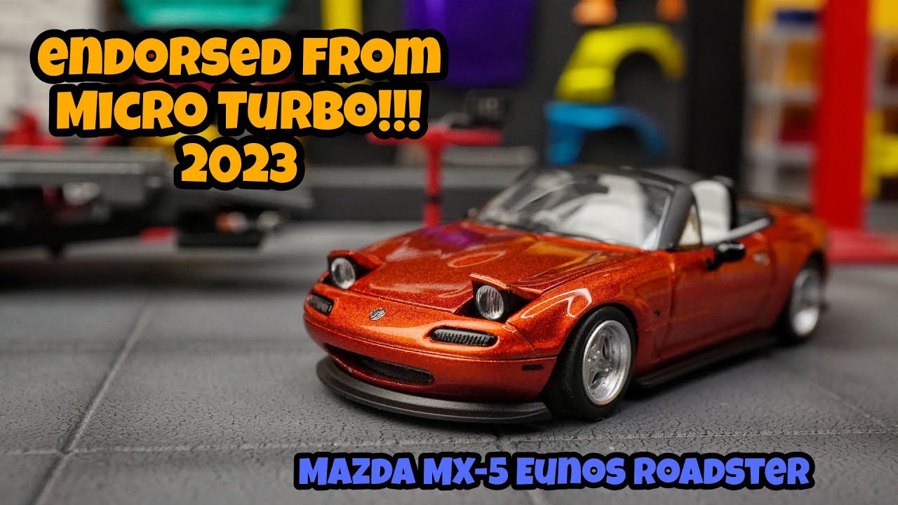 MX-5 ND 1/64スケールミニカー 2015-2025 MAZDA MX5 MIATA CONVERTIBLE ND 1:64 SCALE DIORAMA