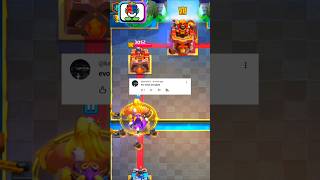 evolution witch + giant #clashroyale
