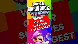 Which COLOR Survives in Mario Wonder? #mariowonder #mario #redfalcon