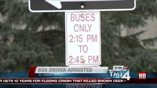 Bus driver arrested for alleged DUI