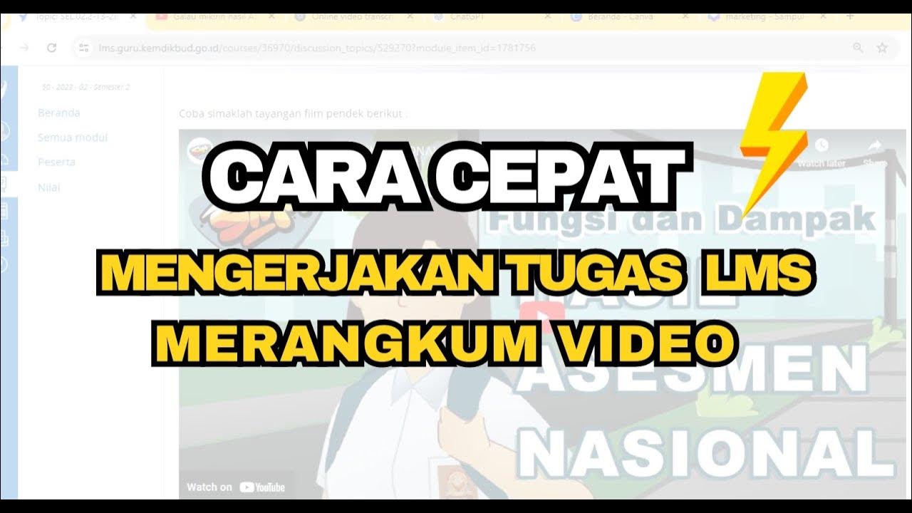 Cara merangkum video youtube youtube