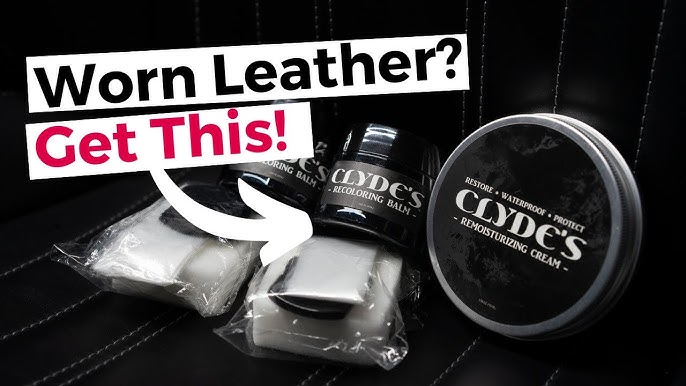Cleaning & Recolouring 20 Year-Old Leather With Clyde's Recolouring Balm 