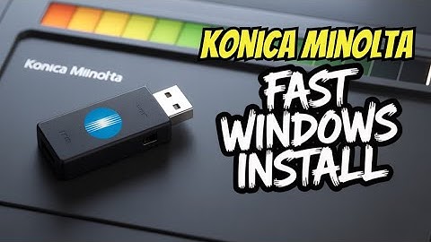 Konica Minolta Drivers Installation SHOCKINGLY Easy on Windows