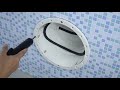 How to install the PAR56 swimming pool light into the niche.