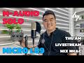Combo Soundcard M-Audio M-Track Solo + Micro L89 Của LHS AUDIO Thu Âm, Live Qua Project Chỉnh Sẵn