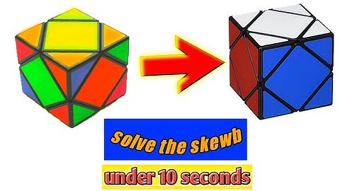 How to solve a skewb under 10 seconds| Be sub 10 on skewb| intermediate method of solving skewb