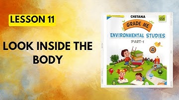 STD 4th|EVS2|Lesson 11|A look inside the body|Chetana Grade Me  EVS1 Question Answer