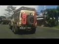 Ngejar mobil Land Rover Triple Axle 6x6 di Tanjakan Gentong, antik bener !. W 50 LO ( WONG SOLO )
