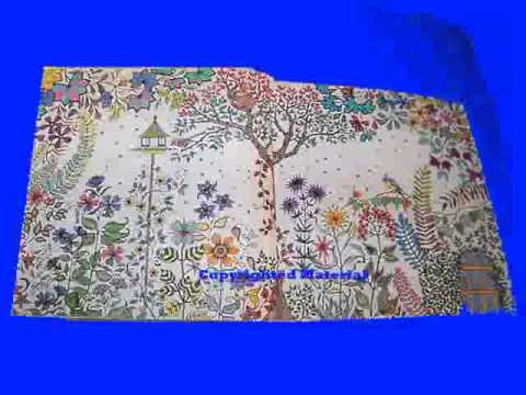 for pages coloring colored adults by  Book  Adults: Garden Secret Coloring Review Basford for Johanna