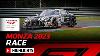 Race Highlights | Monza 2023 | Fanatec GT World Challenge Europe Powered by AWS