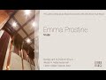 Hemp prize recital emma prostine recipient  violin