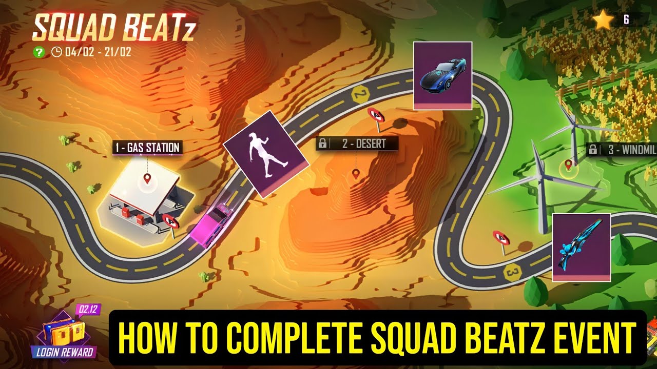 How To Complete Squad Beatz Event in Free Fire | Squad Beatz Event Complete Kaise Kare