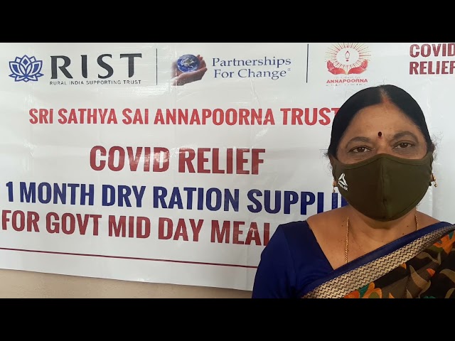 COVID RELIEF - Phase 1: With Love & Gratitude from Mid Day Meal Cooks - Chikkaballapura