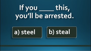 Confusing words in English | English Vocabulary Test