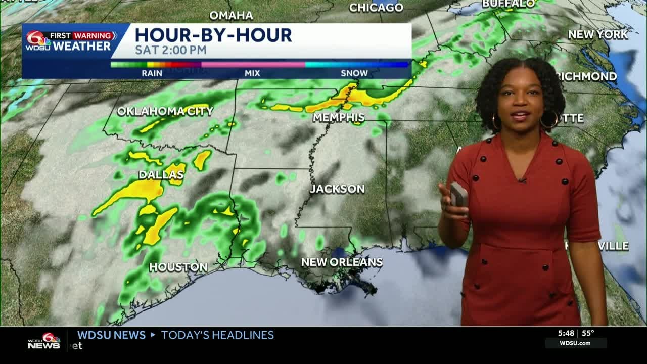 Warm start to the week with increasing rain chances - YouTube