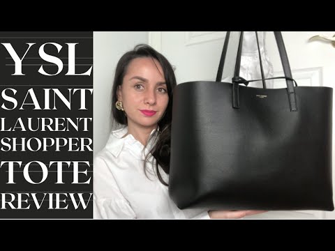 SAINT LAURENT YSL SHOPPING E/W TOTE BAG / 5 year wear & tear in-depth  review , luxury designer tote 