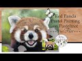 Red Panda Pastel Painting (Part 5)