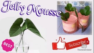 Strawberry Jelly Mousse with two Ingredients