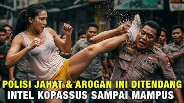 DETIK-DETIK OKNUM POLISI AROGAN DITENDANG INTEL KOPASSUS CEWEK SAMPAI TUMBANG DI TEMPAT‼️