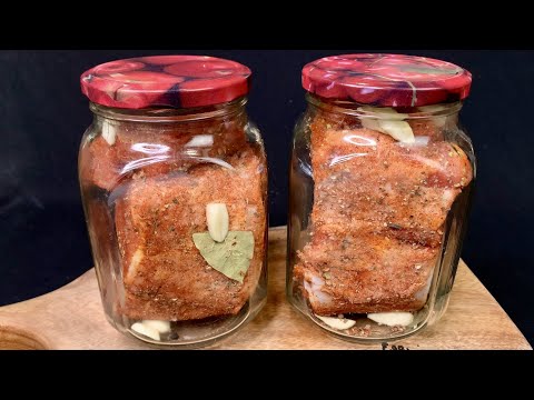 Вместо Колбасы и нарезок из Магазина! Потрясающее Мясо в Банках! Просто и Вкусно!