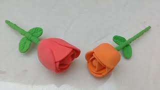 Clay Flower |  How To Make Polymer Clay Miniature Flowers | Mini Clay  Craft Flower | Easy DIY | Art