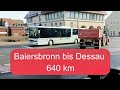 #523#  Baiersbronn bis Dessau 640 km 