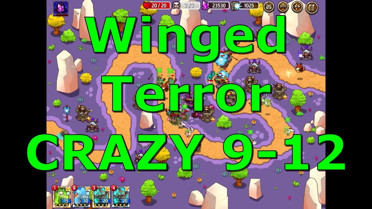 Crazy Defense Heroes Winged Terror 3 Normal 