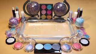 Special Theme Series #3"GALAXY"Mixing EYESHADOW And glitter Into Clear Slime! "Galaxy Silme" screenshot 3