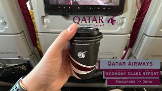 I flew with Qatar Airways for the first time!
