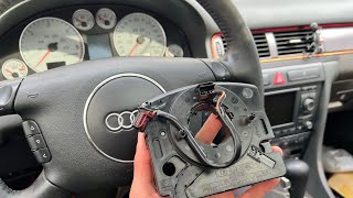 видео: Подогрев руля и кодирование блока ABS Audi A6 C5.  картинка: Подогрев руля и кодирование блока ABS Audi A6 C5.