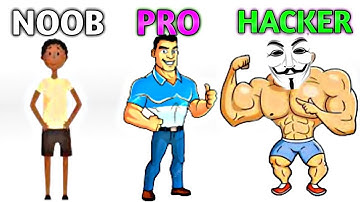 NOOB vs PRO vs HACKER - Slap Kings