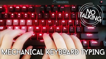 ASMR | More Mechanical Keyboard Typing & Sounds [NO TALKING]