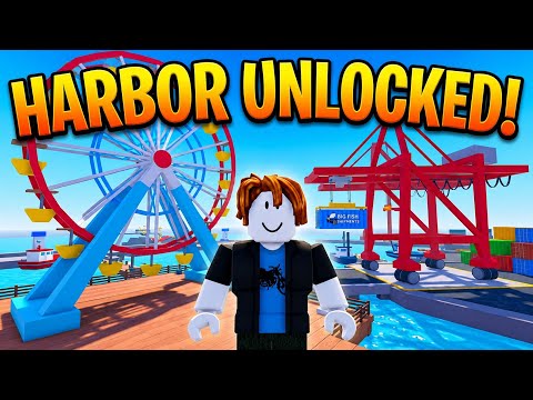 Harbor Finally Complete! 🚢 First Crane &amp; Ferris Wheel | My Fishing Empire Ep 4