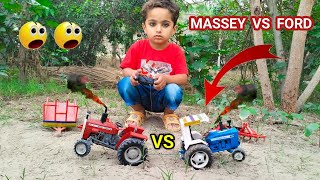 Rc tractor tochan Massey 260 vs Ford 3600 #technicalsaghir