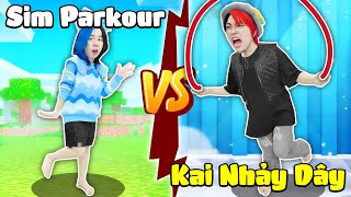 Kairon & Simmy Thách PHONG CẬN CHƠI PARKOUR TÉ 1 MẠNG NHẢY DÂY 1000 CÁI Trong Roblox 😂