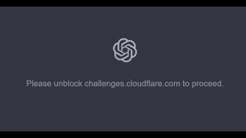 계속하려면 challenges.cloudflare.com 차단을 해제하세요 | #chatgpt 오류 해결 방법