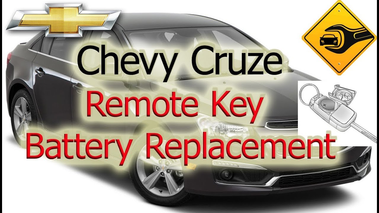 Chevrolet Cruze | Remote Key Battery Replacement - YouTube