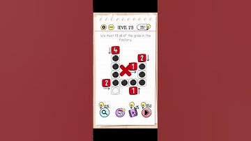 Brain test gameplay levels 213 \We must fill all of the grids in the factory. \#shorts #braintest