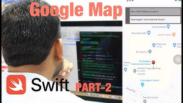 How to implement the google map application in swift part-2