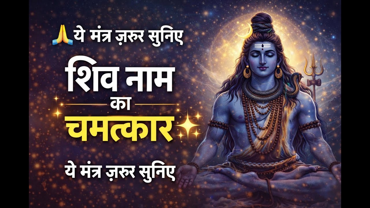 शिव चमत्कार✨|Shiv Mantra Positive Energy हर शिव भक्त के लिए मंत्र 🙏| Shiv Mantra  Peace & Meditation