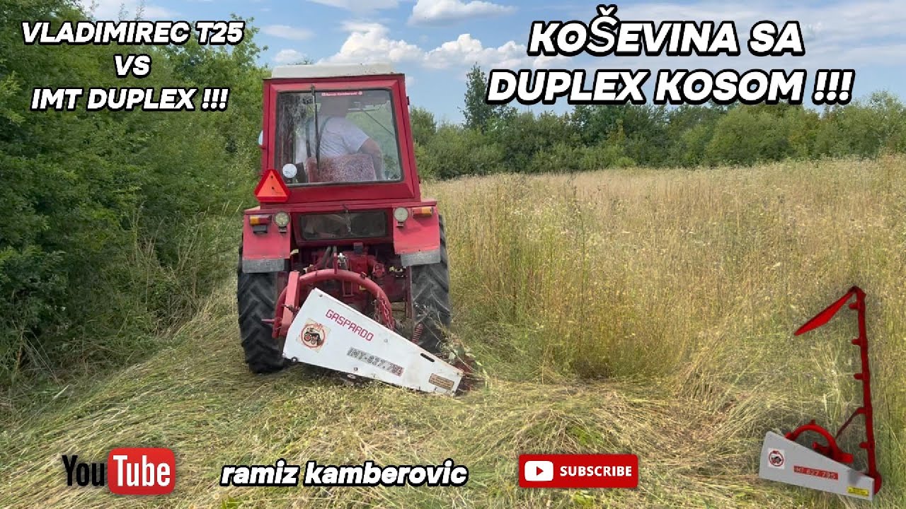 VLADIMIRAC t25 ODLIČAN POSLE POPRAVKE, NASTAVLJAMO SA KOŠEVINOM, KIŠA ...