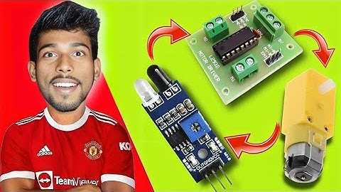 DC Motor Control Using IR Sensor With L293D।। L293D Motor Driver Connection