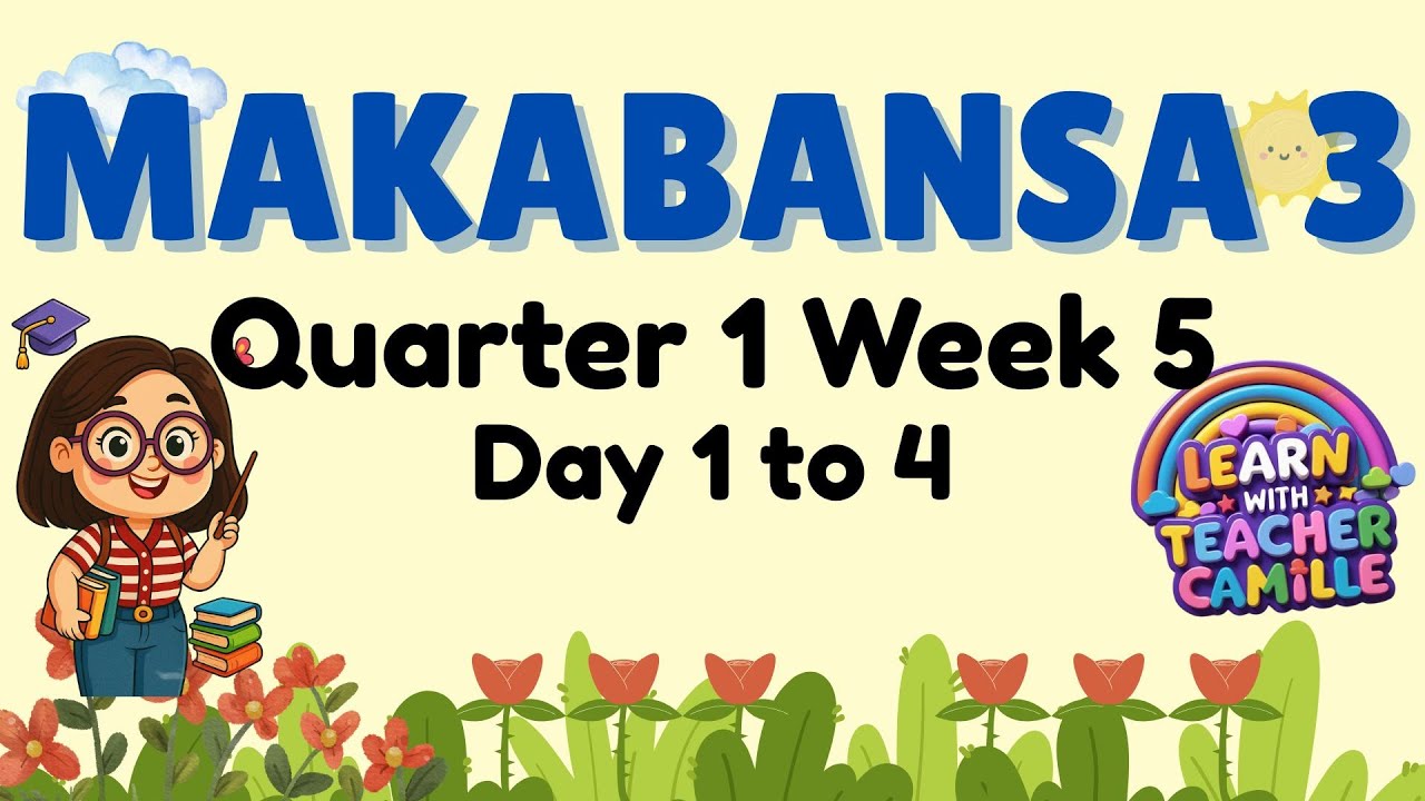 MAKABANSA 3 Quarter 1 Week 5 - DAY 1 to 4 I Pagbabago sa ...