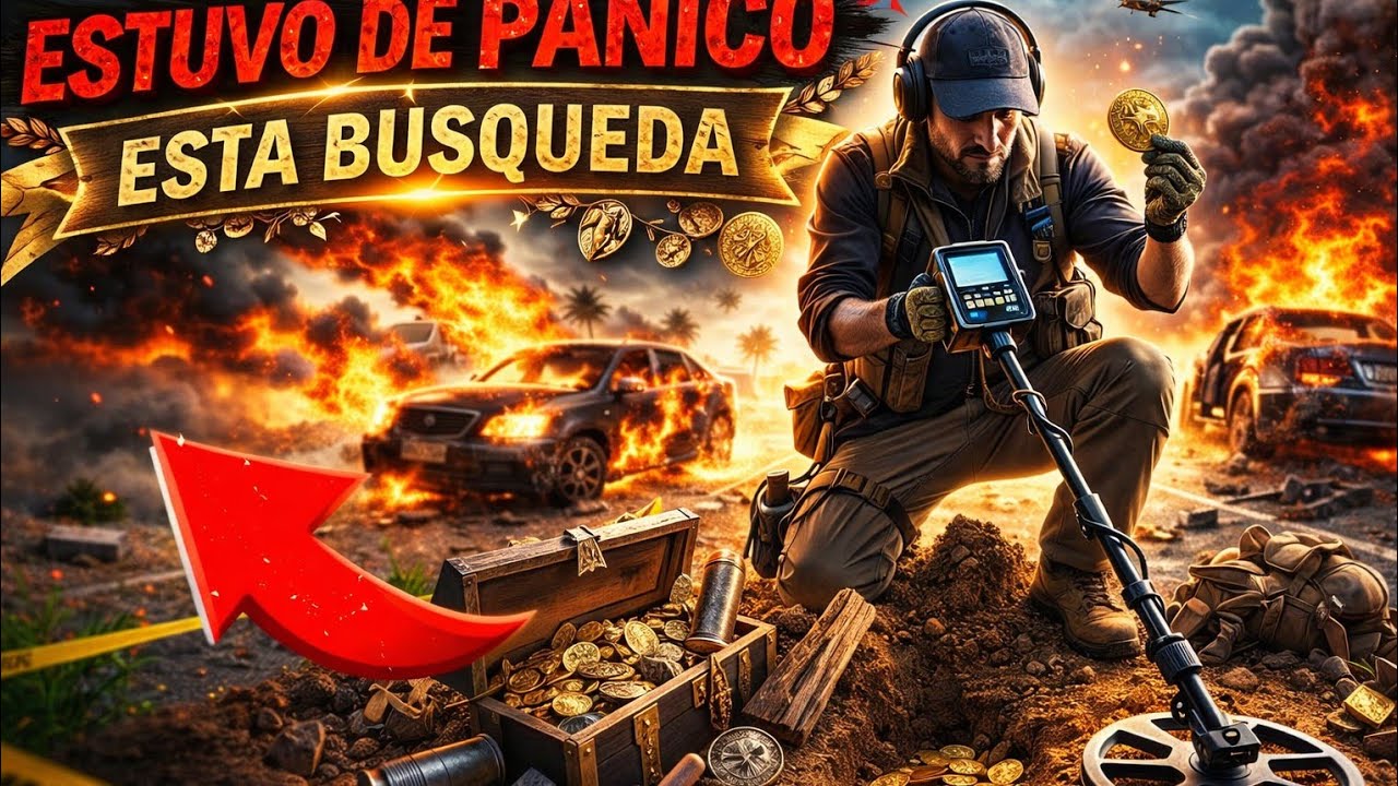 En esta búsqueda de tesoros se prendió el cerro 